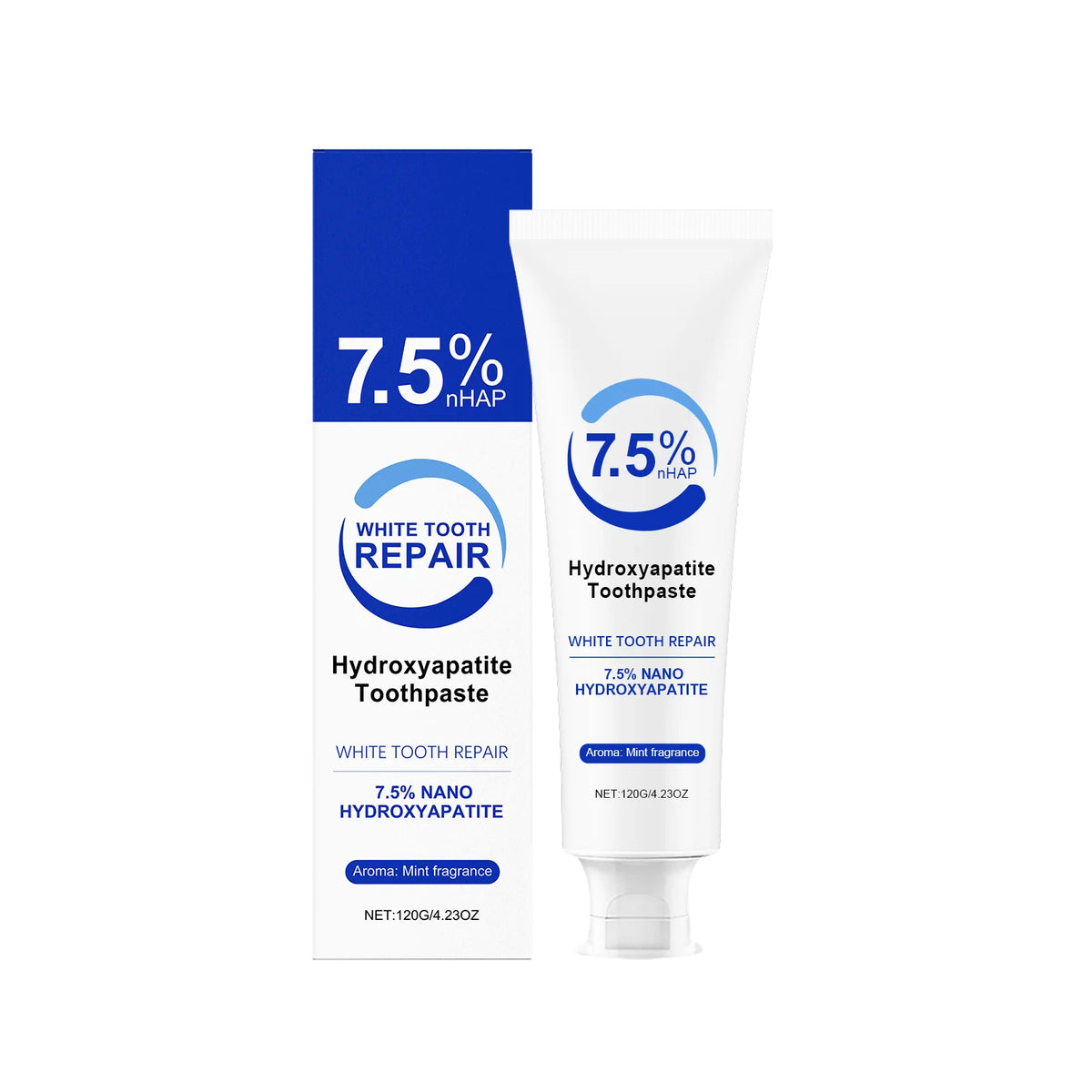 SWANS Nano Hydroxyapatite Whitening Toothpaste Mint 120g Whitening Toothpaste SWANS 120g Boxed