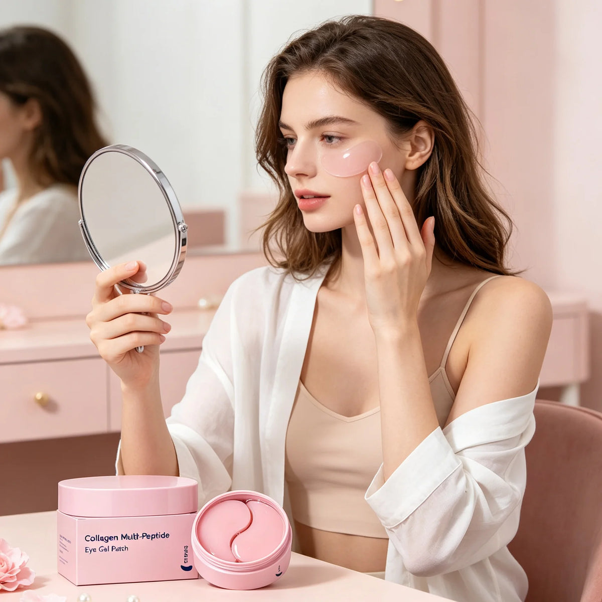 Collagen & Glutathione Under Eye Gel Patches – 30 Pairs Eye Gel Patches SWANS