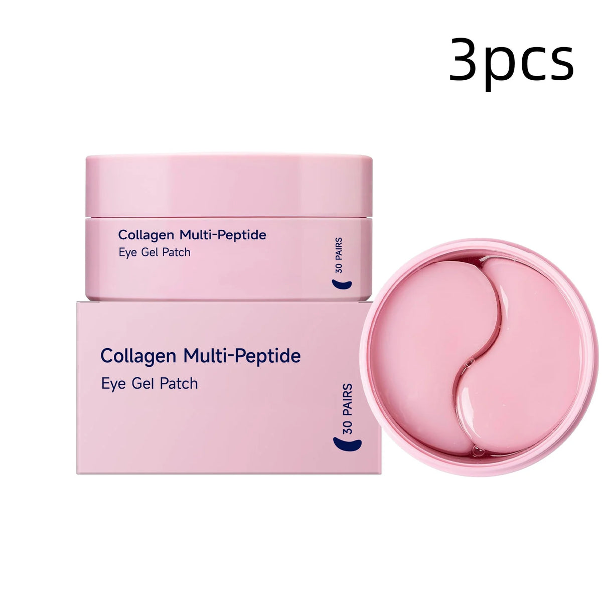 Collagen & Glutathione Under Eye Gel Patches – 30 Pairs Eye Gel Patches SWANS 3pcs
