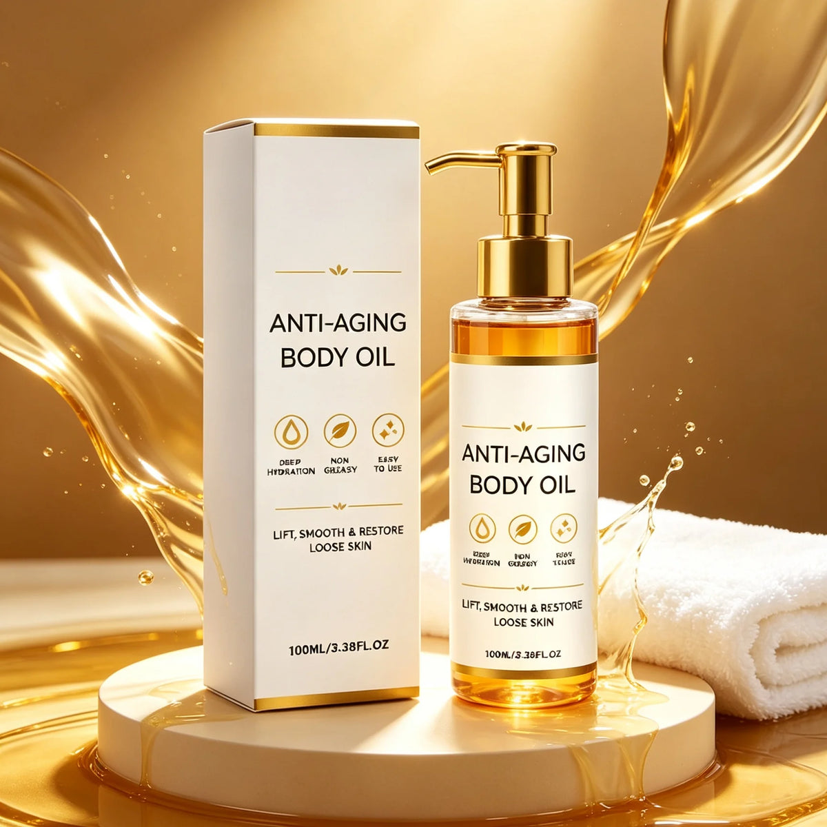 Firming Body Oil – Skin Tightening & Deep Hydration 100ml Firming Body Oil SWANS