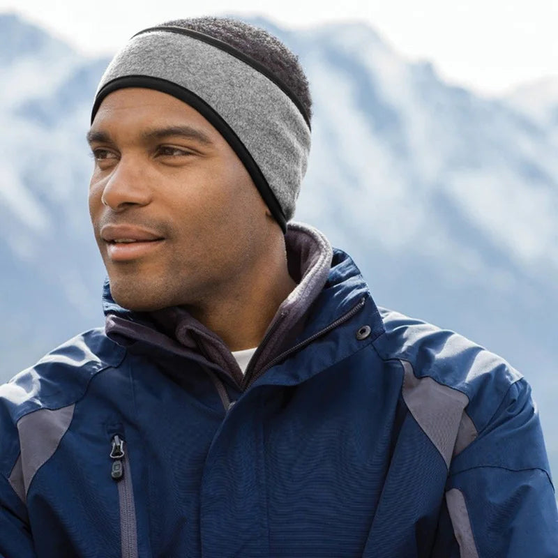 Polar Fleece Ear Headband – Unisex Winter Sport Warmer Sport Ear Headband SWANS