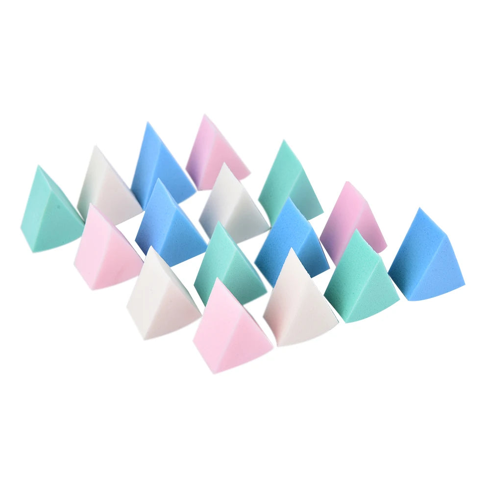 8-Pack Triangle Makeup Sponge Puffs – Soft Face Cleansing Set Makeup Sponge Puff SWANS
