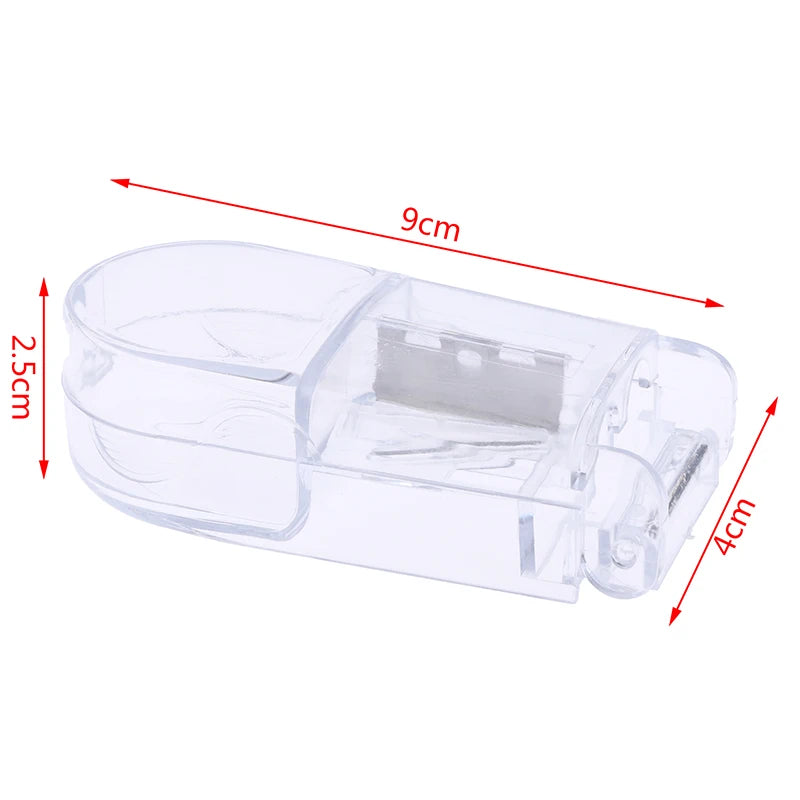 Mini Portable Pill Cutter & Storage Case – Stainless Blade Pill Cutter & Case SWANS