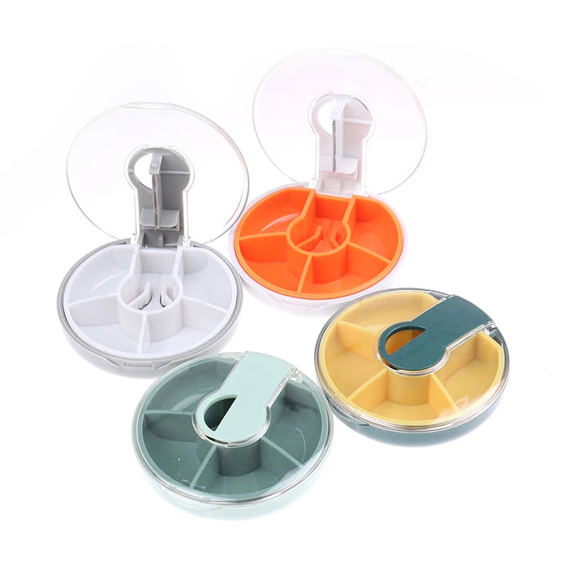 Portable Mini Pill Cutter Splitter with Storage Case Pill Cutter Organizer SWANS