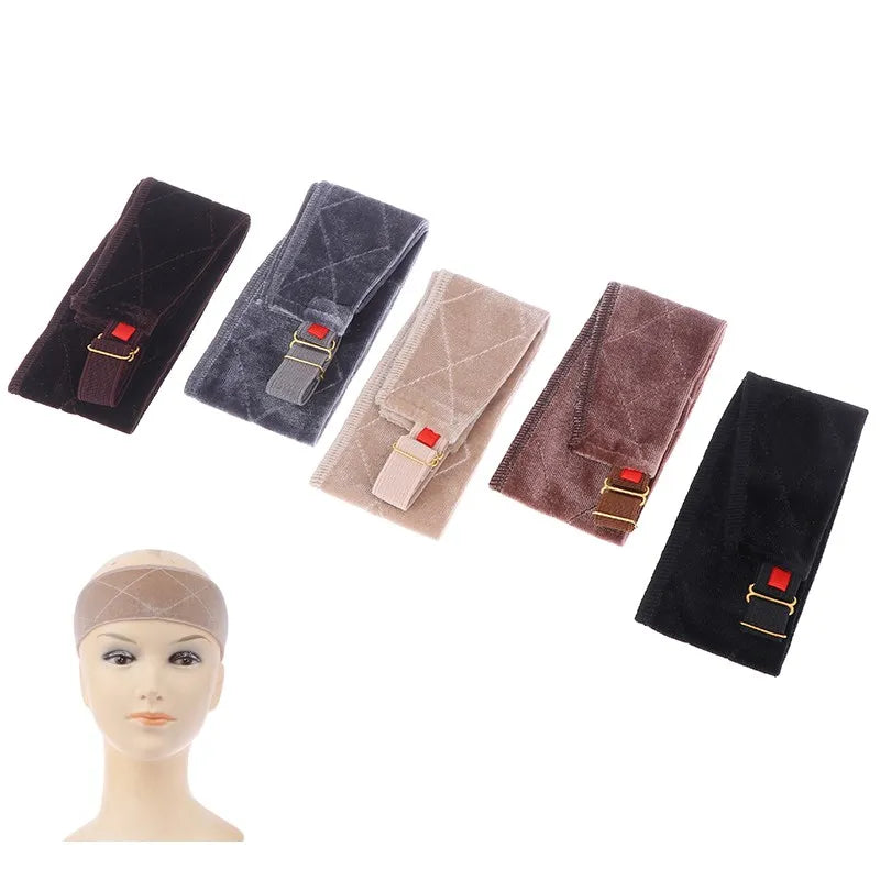 Velvet Wig Grip Band – Adjustable Hold, 5 Colors Wig Grip Band SWANS