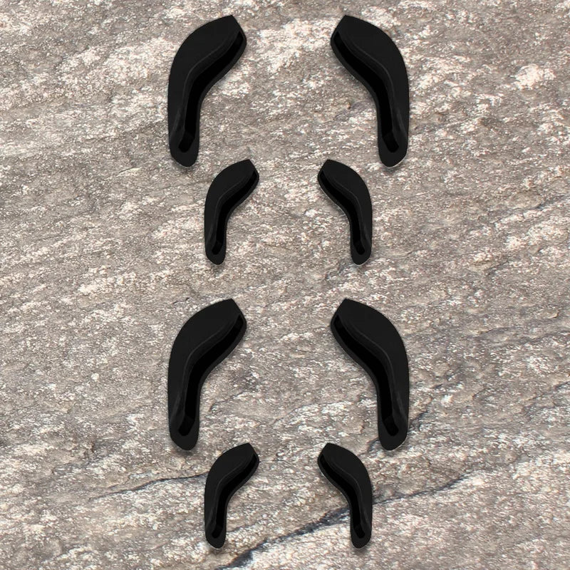 Silicone Nose Pads Replacement for Oakley Juliet – Large & Small Eyewear Accessories SWANS Black-2 Sets