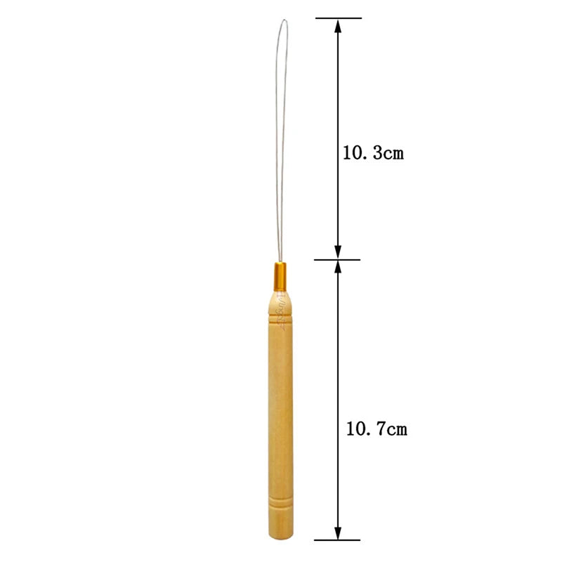 2-Pack Micro Ring Loop Threader Pulling Needle Hair Extension Tool Hair Extension Tool SWANS