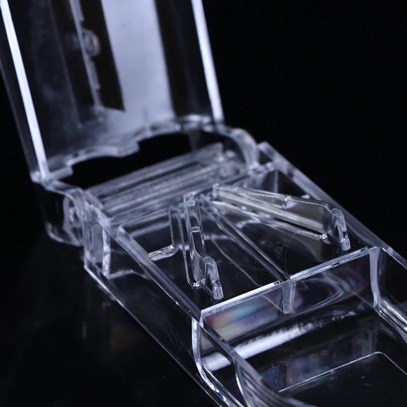 Mini Portable Pill Cutter & Storage Case – Stainless Blade Pill Cutter & Case SWANS