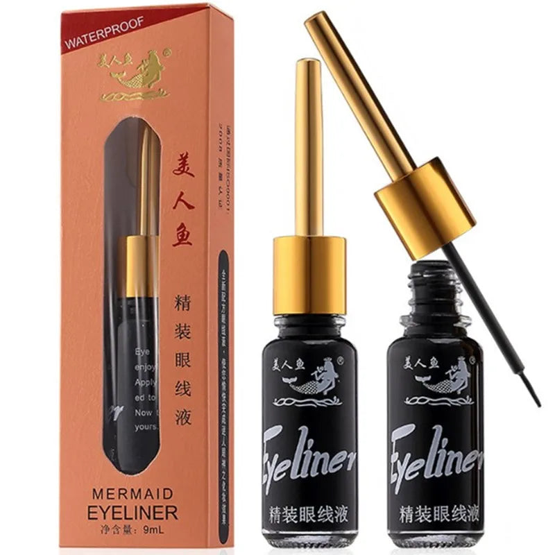 DANNYHOO Black Liquid Eyeliner Pen – Waterproof Long-Lasting Liquid Eyeliner Pen SWANS