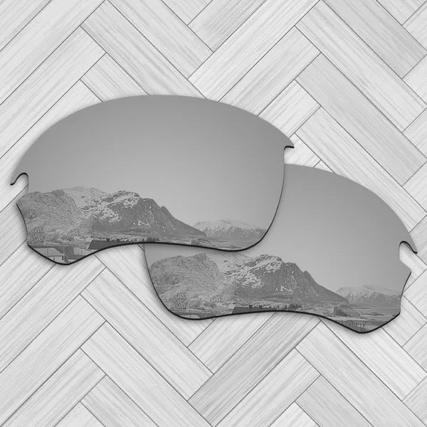 E.O.S Replacement Lenses for Oakley Flak Draft – 20+ Options Sunglass Replacement Lenses SWANS Metallic Silver