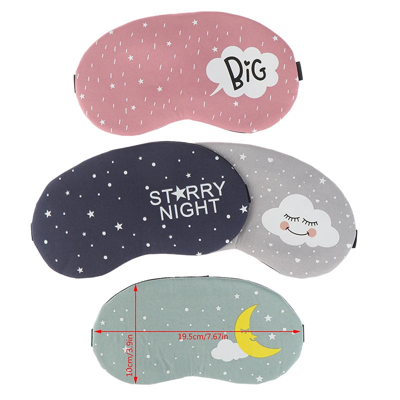 Cartoon Sleep Mask – Light Blocking Eye Cover for Travel Sleep Eye Mask SWANS