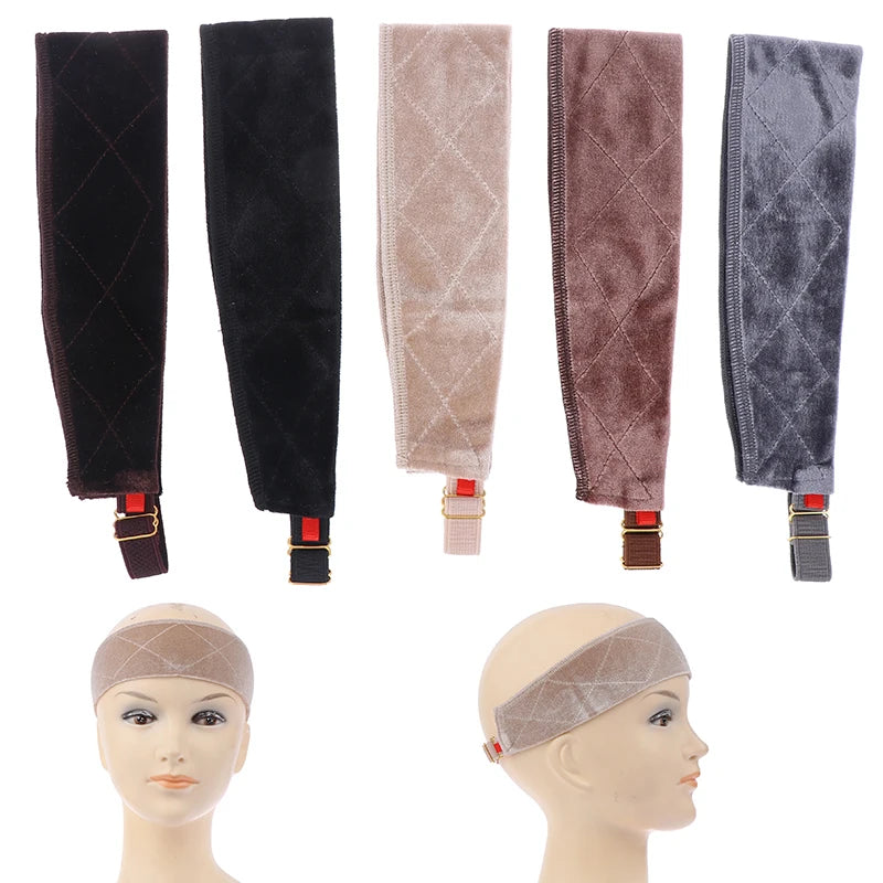 Velvet Wig Grip Band – Adjustable Hold, 5 Colors Wig Grip Band SWANS