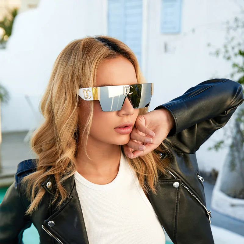 TOYEARN Rimless Square Sunglasses UV400 – Men & Women Fashion Sunglasses SWANS