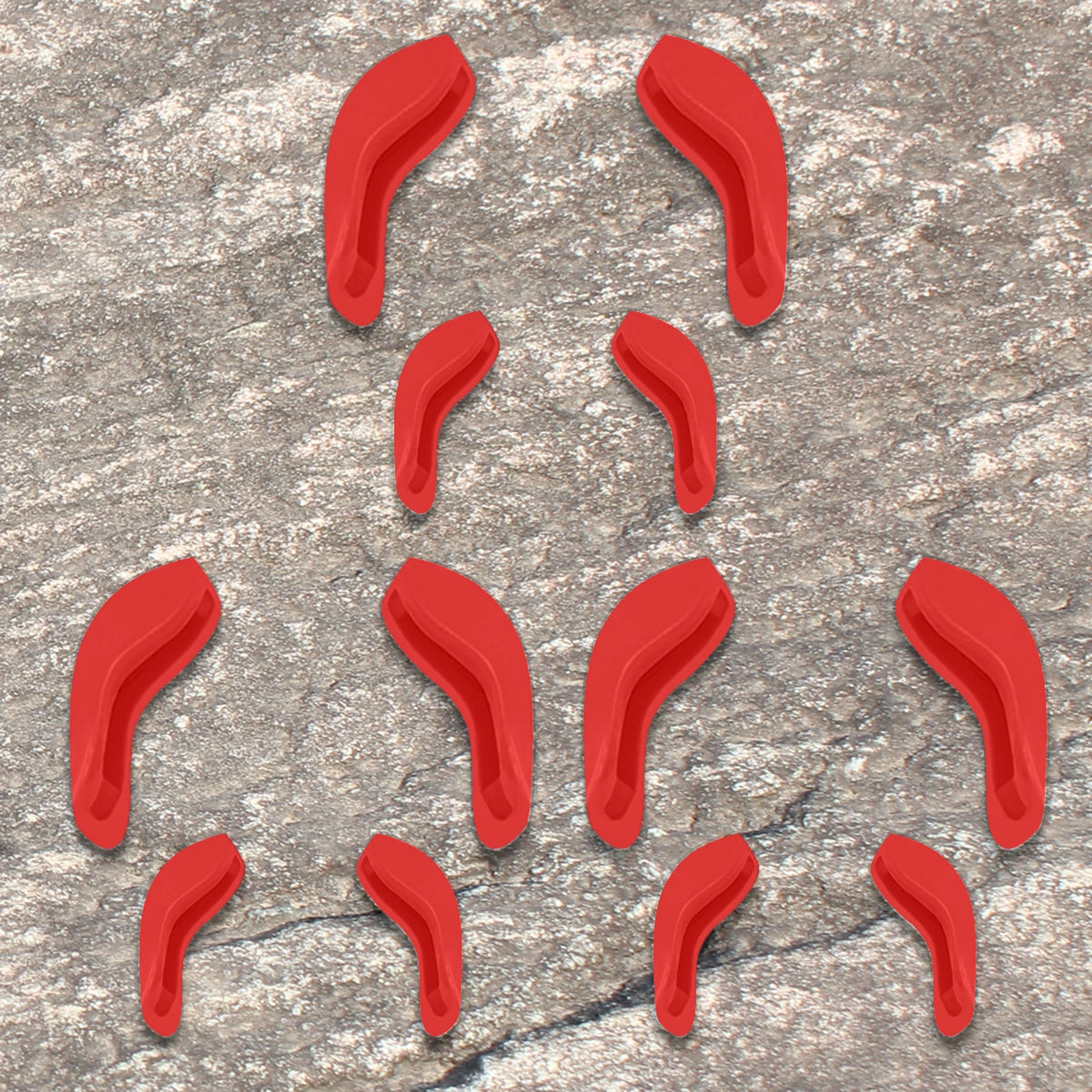 Silicone Nose Pads Replacement for Oakley Juliet – Large & Small Eyewear Accessories SWANS Red-3 Sets