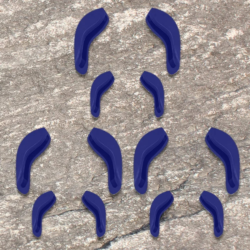 Silicone Nose Pads Replacement for Oakley Juliet – Large & Small Eyewear Accessories SWANS Blue-3 Sets