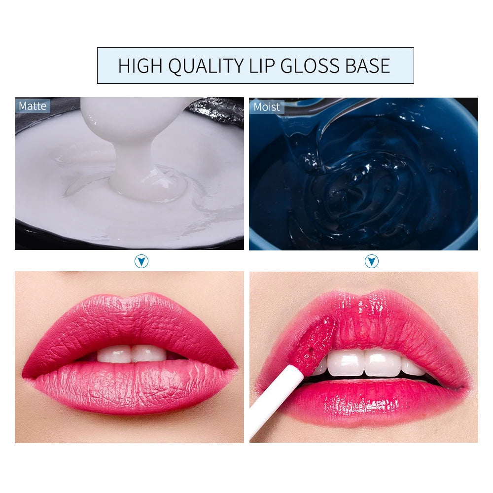 Lakerain DIY Clear Lip Gloss Base Gel – 50/100/200ml Lip Gloss Base SWANS