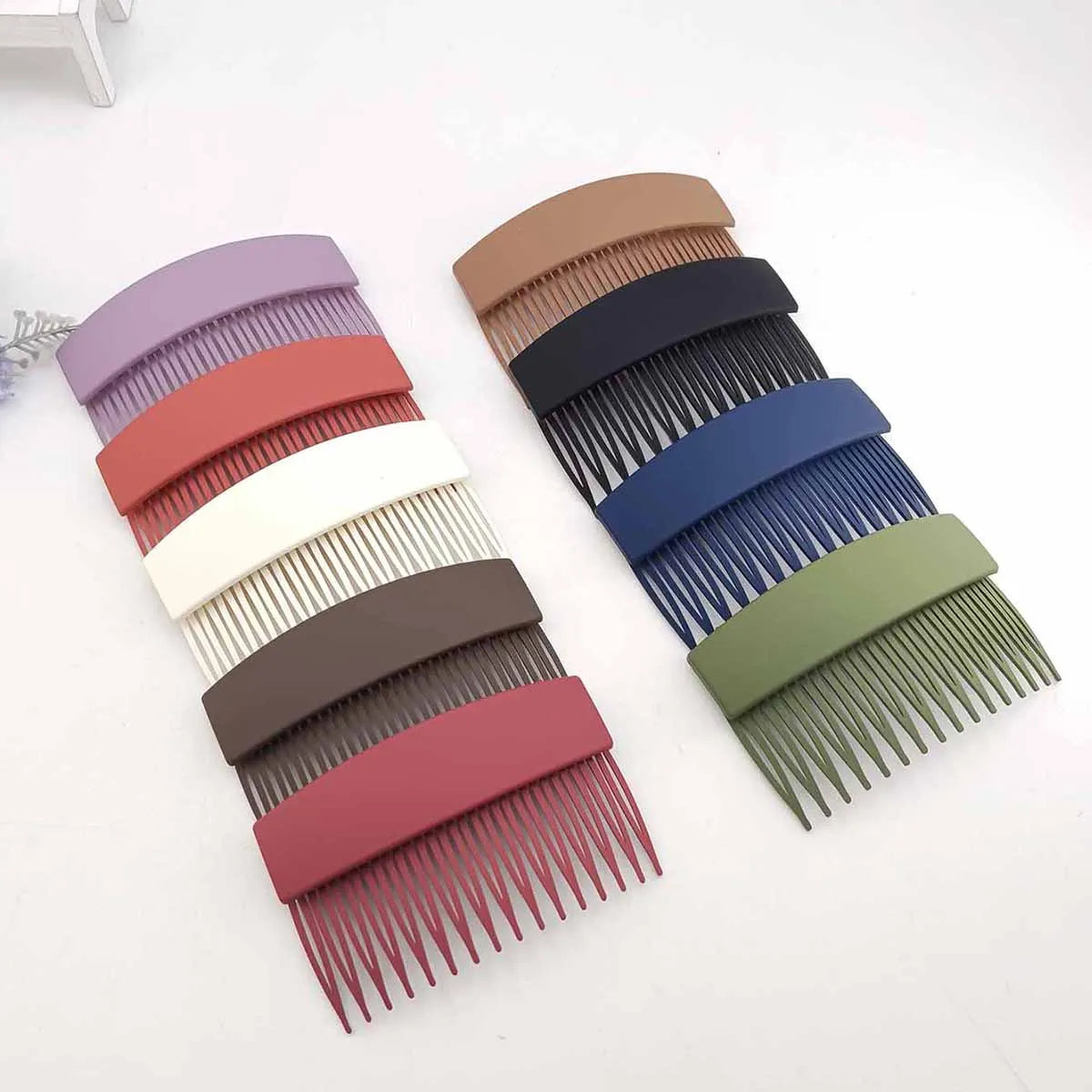 Women's Wide Hair Combs – Classic Back Head Comb Set 1/3/4/9 PCS Hair Comb Set SWANS 9 PCS MIX