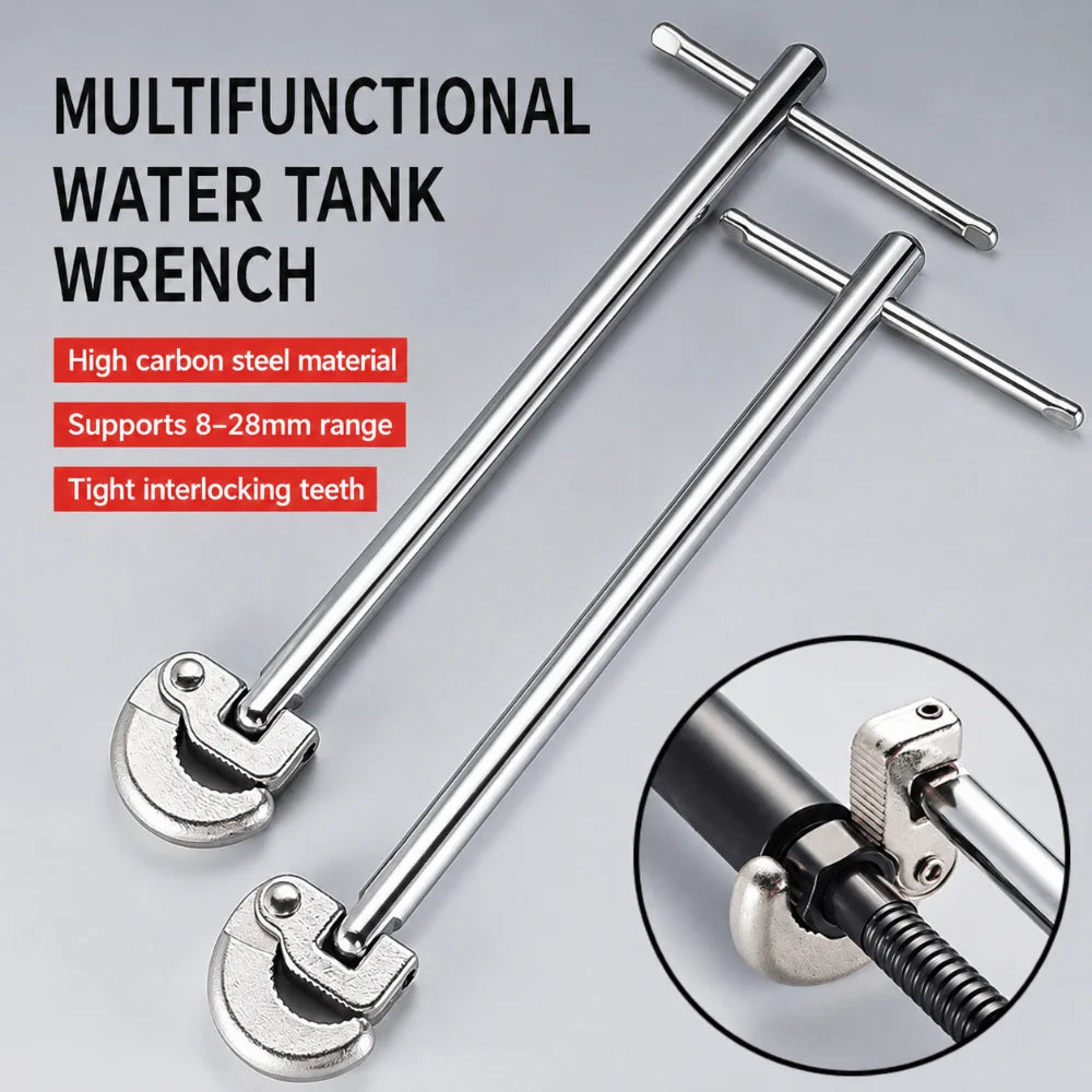 SWANS Multi-Function Plumbing Wrench – Extended Reach Tap Tool Plumbing Wrench SWANS