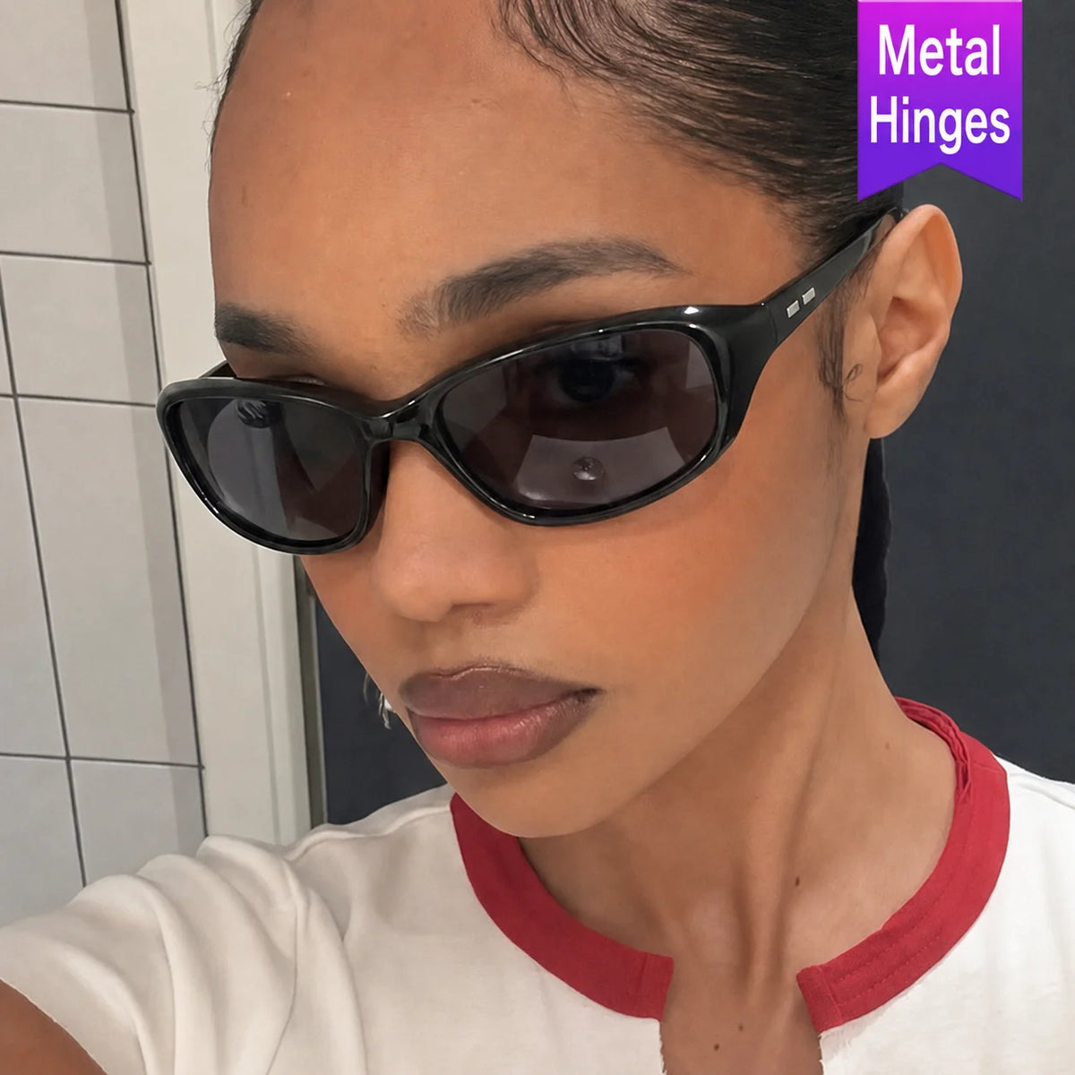 Y2K Retro UV400 Irregular Sunglasses – Women's Full Frame Fashion Sunglasses SWANS