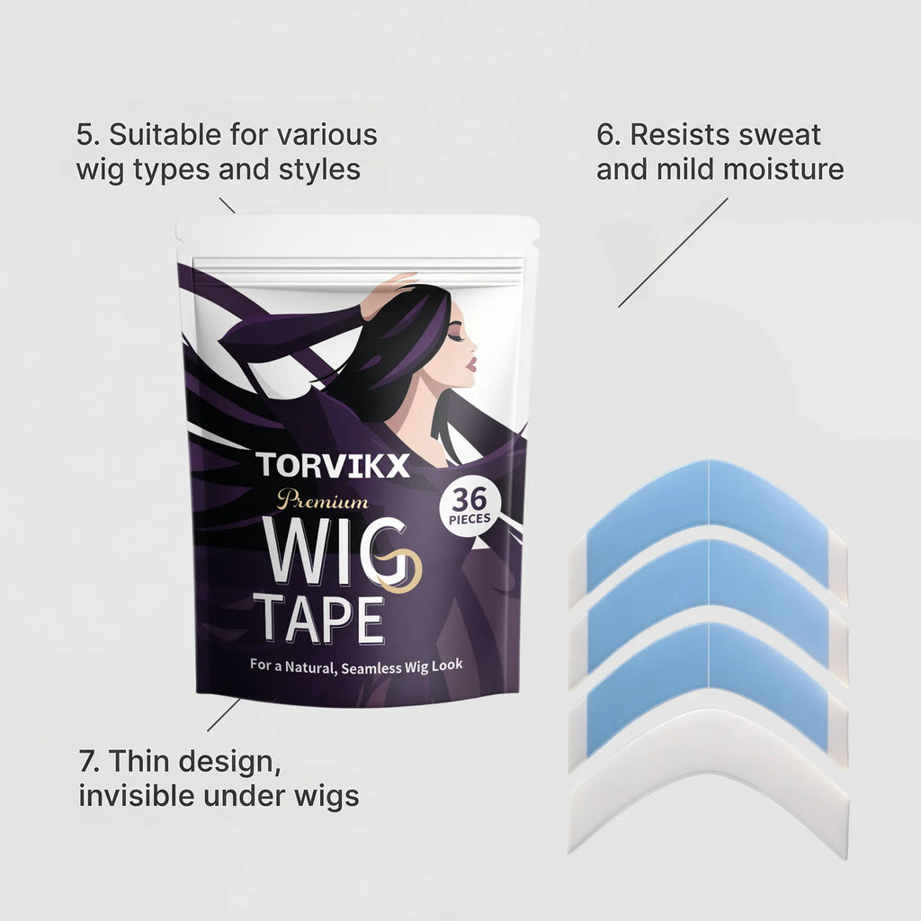 Invisible Strong Hold Wig Adhesive Tape – 36 Pcs Pack Wig Adhesive Tape SWANS