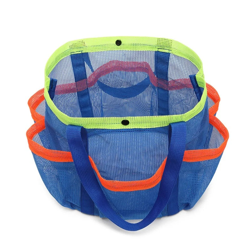 SWANS Mesh Beach Tote Bag – Foldable Quick-Dry Large Capacity Mesh Beach Tote Bag SWANS