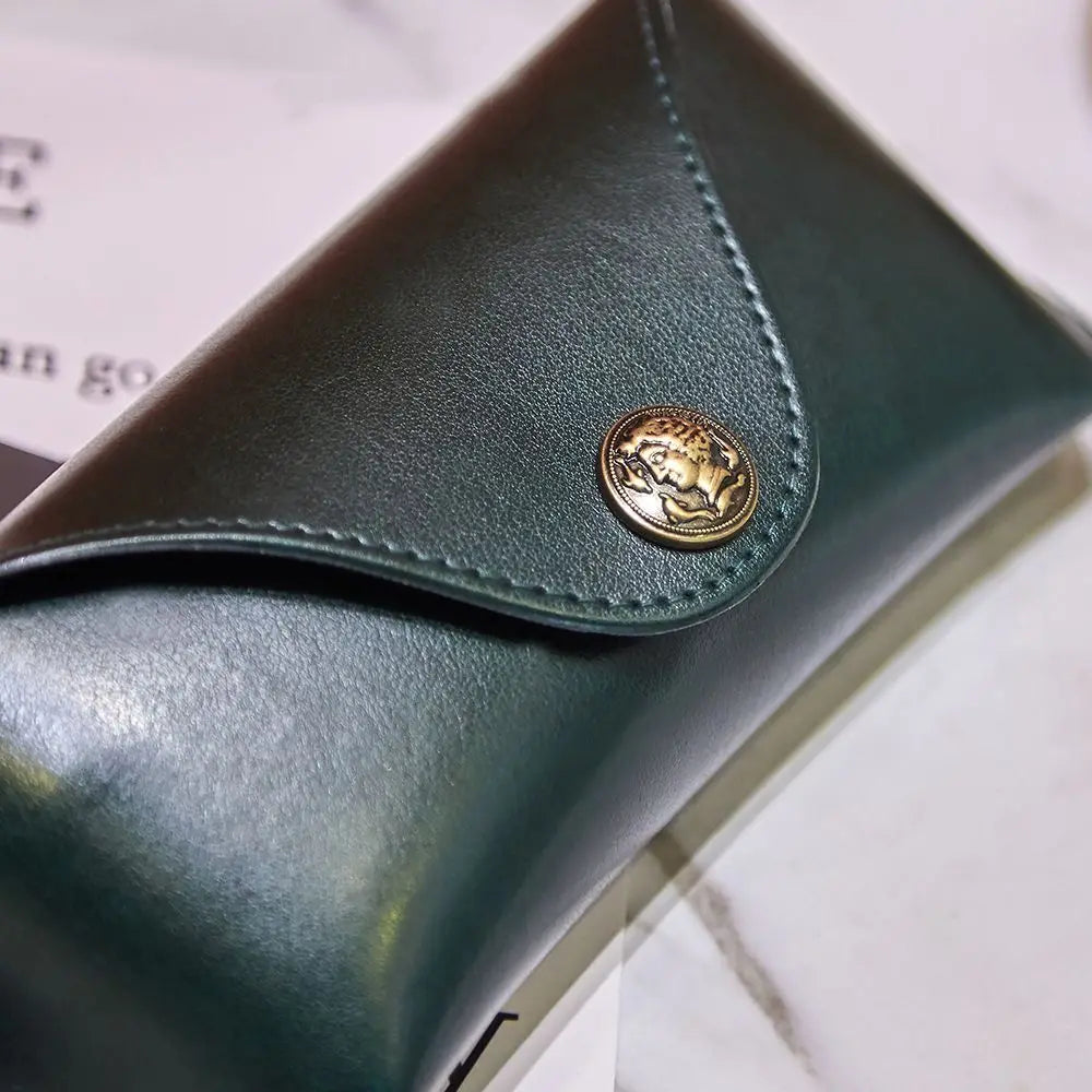 Portable Soft Leather Glasses Case – Sunglasses Holder Glasses Case SWANS