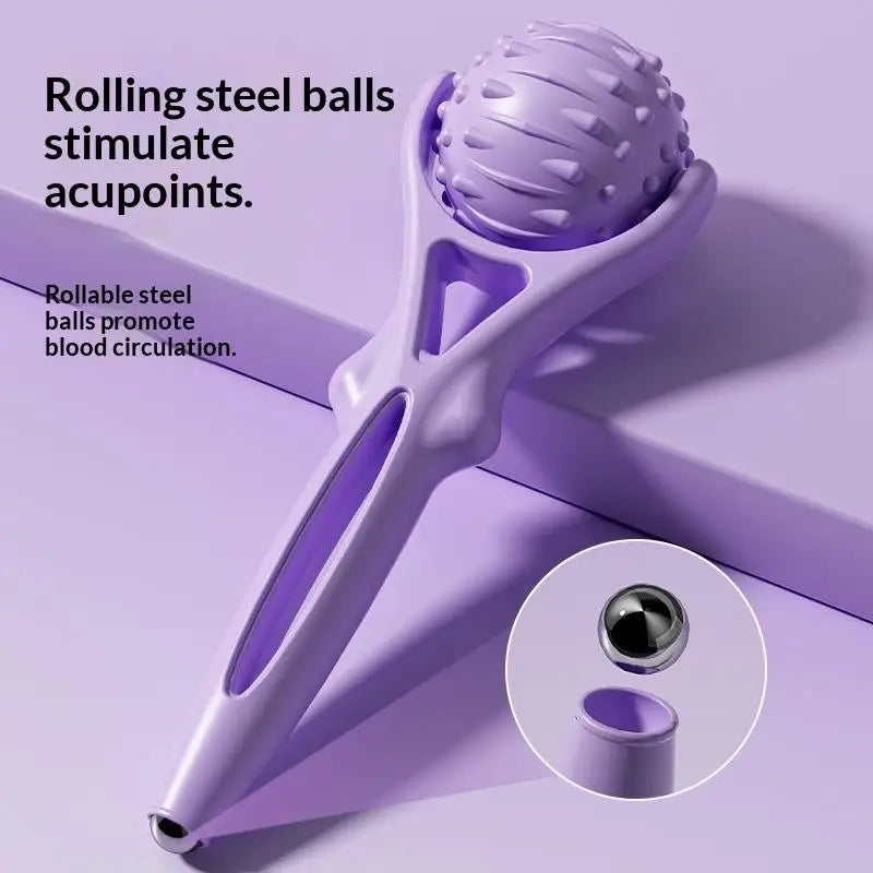 YOVIP Handheld Roller Massager & Massage Ball – Arm Leg Body Handheld Roller Massager SWANS