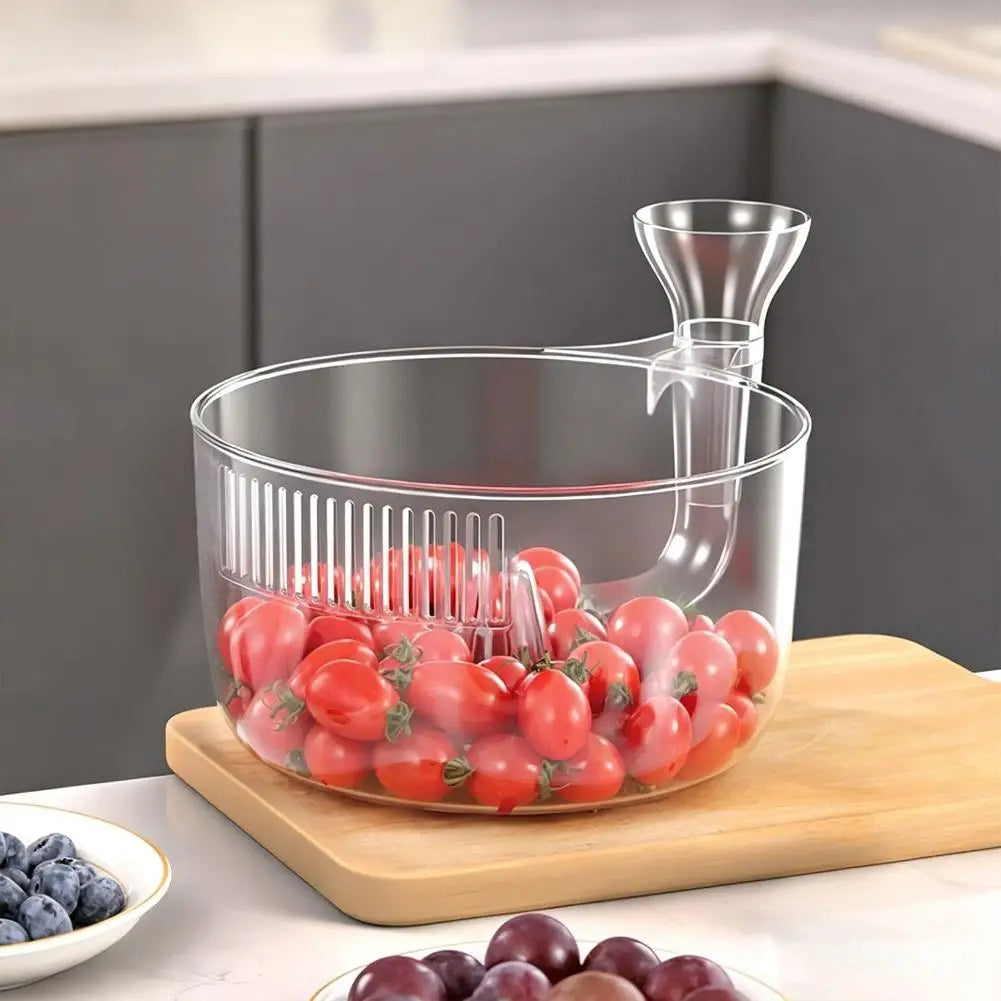 SWANS Vortex Fruit & Vegetable Washer Bowl with Strainer Fruit Washer Bowl SWANS