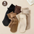 Thermal Winter Socks – Thick Seamless Unisex Snow Socks Thermal Winter Socks SWANS 5 Pairs-Random mixed One Size