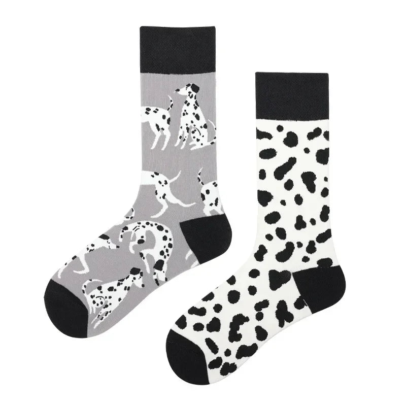 Unisex Anime Animal AB Cotton Socks – Cat Dog Koala Cow