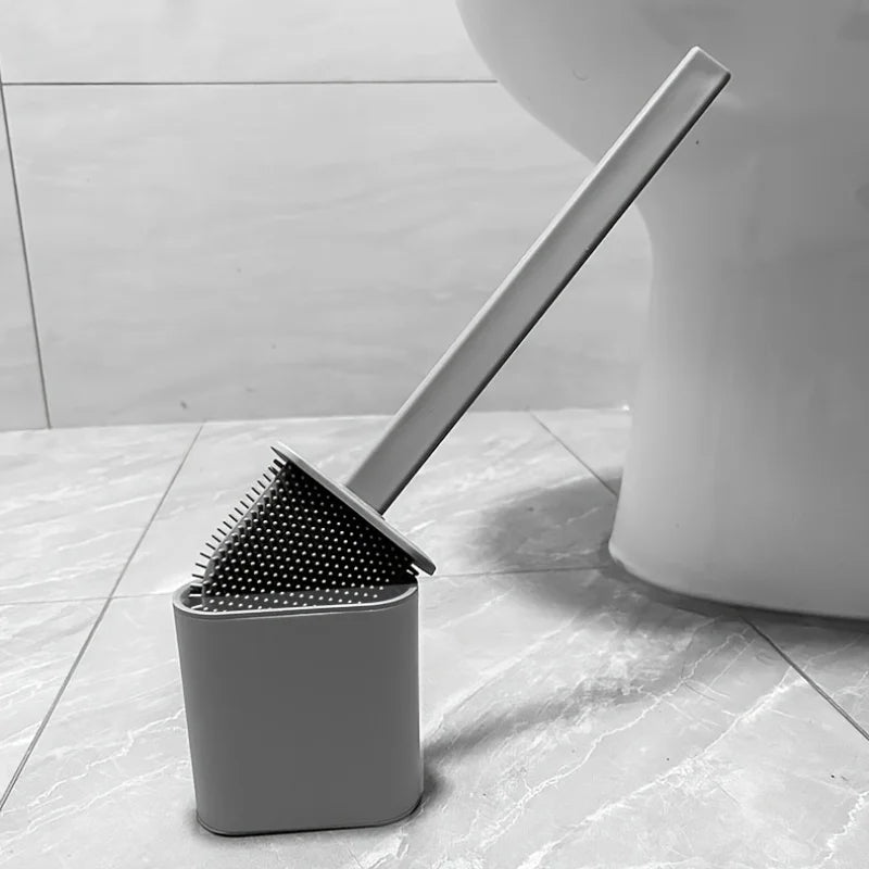 SWANS Flat Toilet Brush – Multi-Functional Bathroom Cleaner Toilet Cleaning Brush SWANS