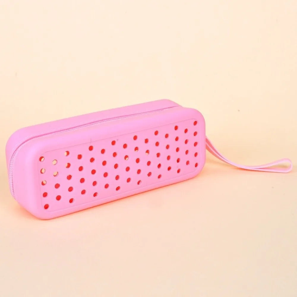 SWANS Silicone Swim Goggle Case – Breathable Travel Storage Box Goggle Storage Case SWANS Pink