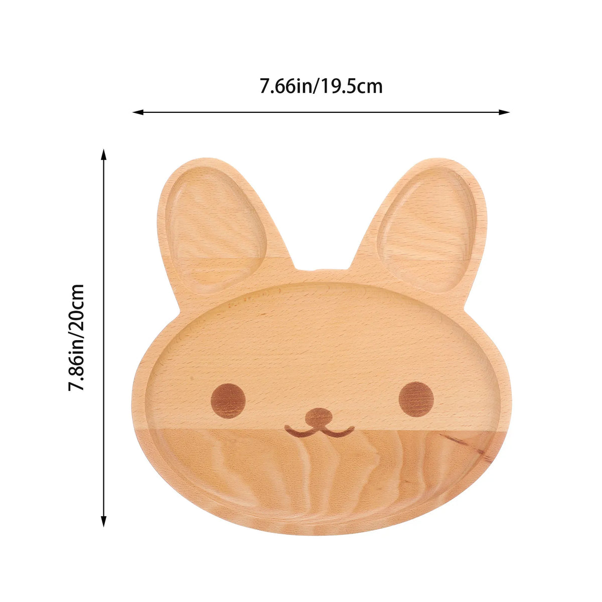 Wooden Rabbit Serving Tray – Fruit, Snacks & Dessert Display Wooden Serving Tray SWANS