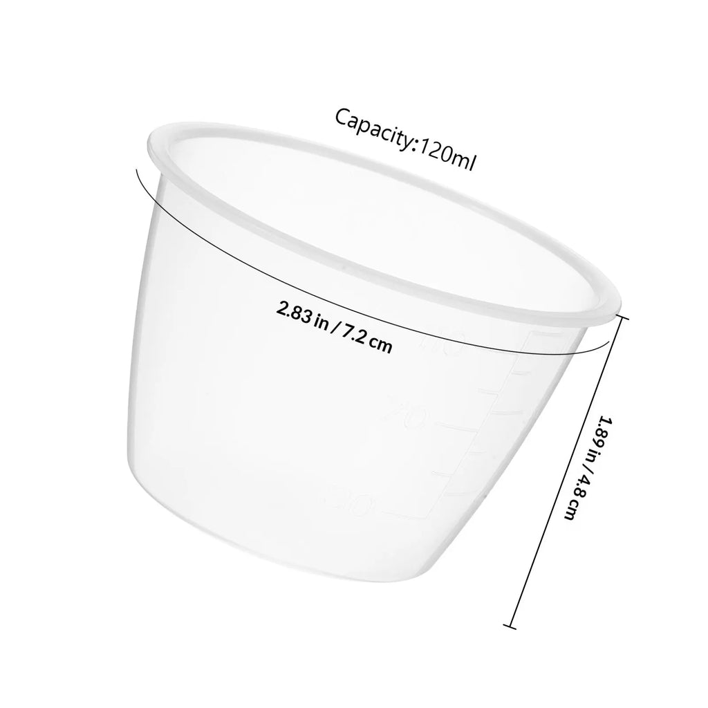 6-Pack Clear Rice Measuring Cups with Scale Marks | 120ml Rice Measuring Cups SWANS