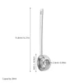 4-Pack Stainless Steel Coffee Measuring Scoops 30ml Long Handle Measuring Scoop Set SWANS 15.8X3.9X2.4CM