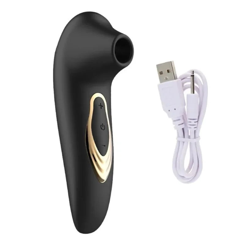 AIDEYA 7-Mode Suction Vibration Massager – IPX6 Silicone Personal Massager SWANS Black No box