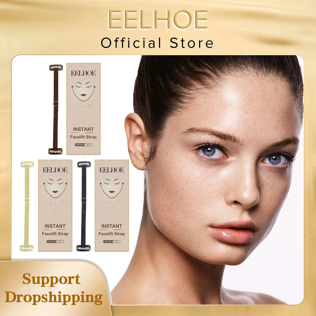 Eelhoe Invisible Face Lift Tape – Elastic Contouring Strap Face Lift Tape SWANS