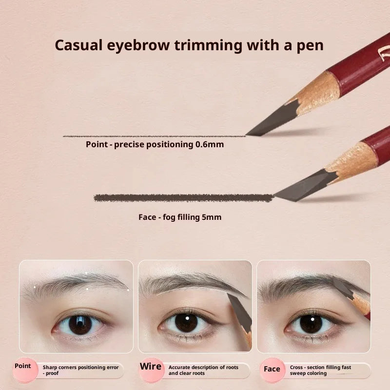 SWANS Precision Eyebrow Pencil – Microblading Effect, Waterproof Eyebrow Pencil SWANS