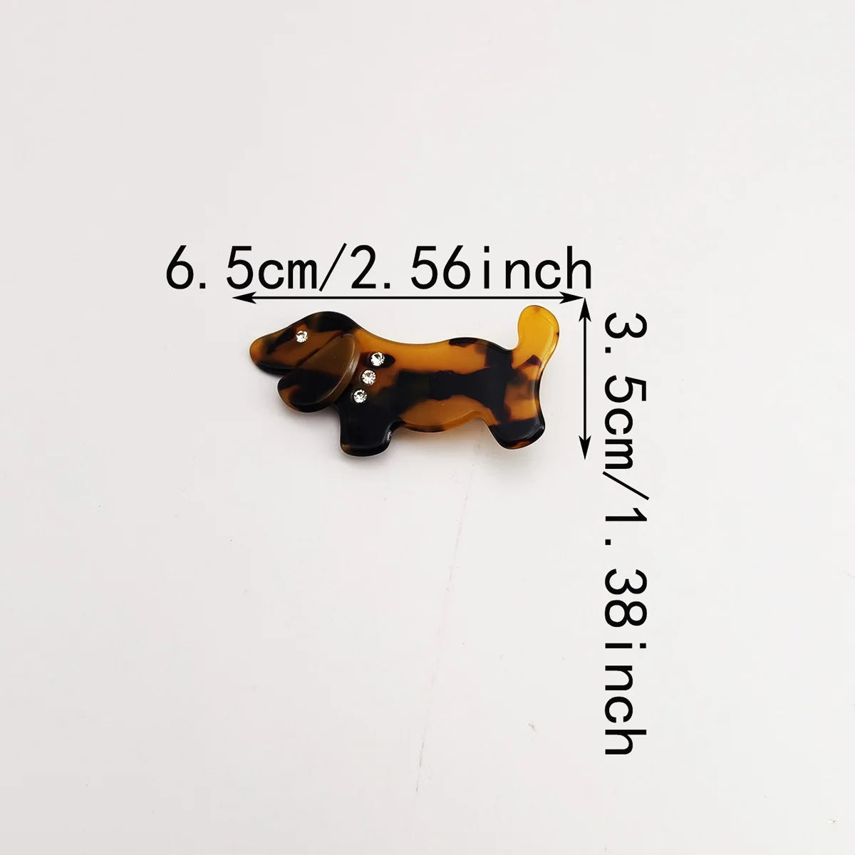 Dog Shaped Rhinestone Hair Clip – Cute Cartoon Hairpin Hair Clip SWANS