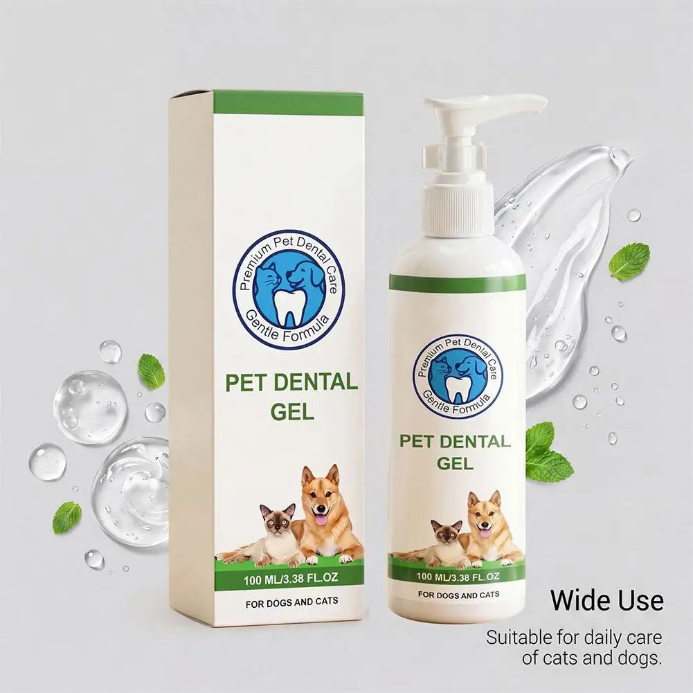 SWANS Pet Dental Gel 100ml – Plaque & Tartar Remover for Dogs & Cats Pet Dental Gel SWANS