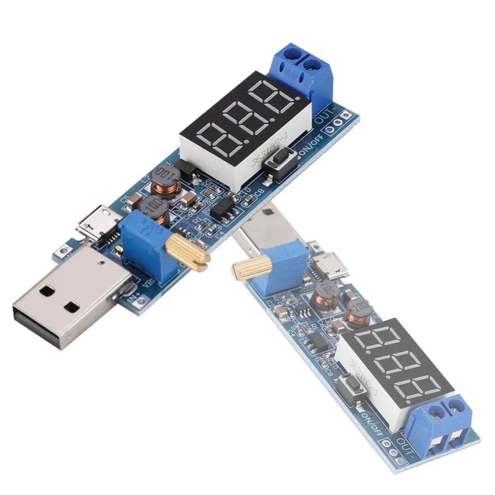 USB Buck-Boost Voltage Regulator Module 1.2V–24V Adjustable Voltage Regulator Module SWANS