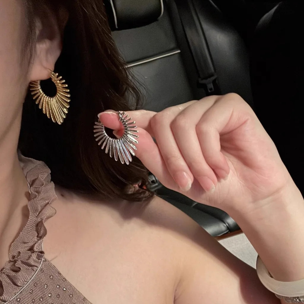 Minimalist Geometric Clip-On Earrings – Gold & Silver Plated Clip-On Earrings SWANS