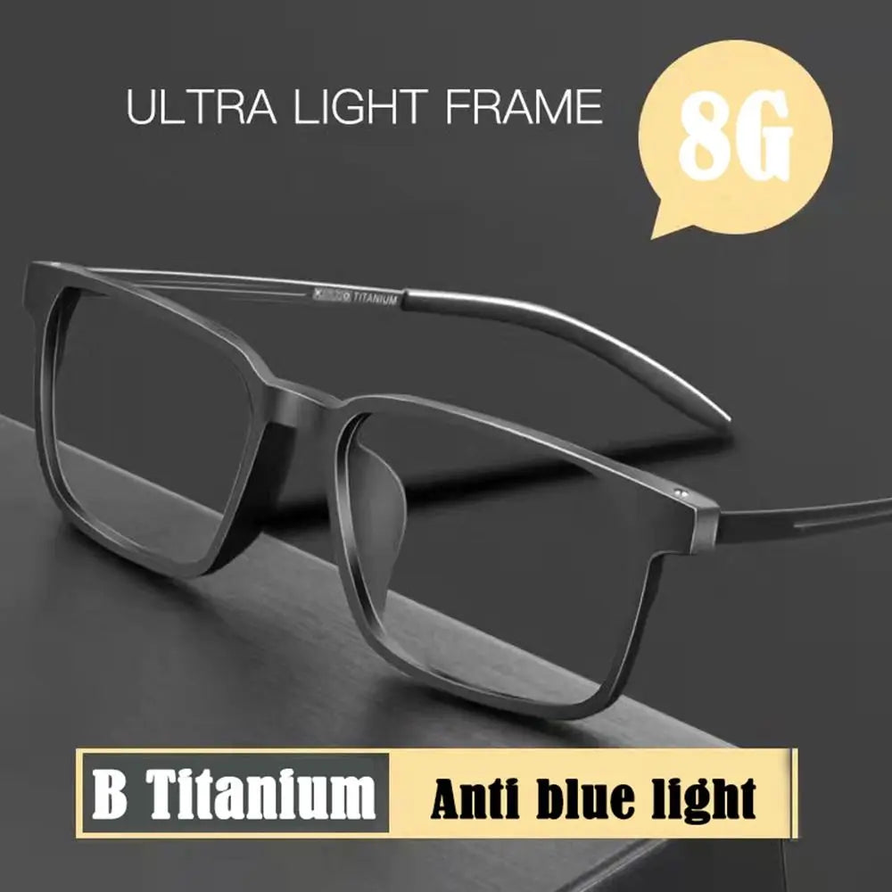 Anti-Blue Light Reading Glasses – Ultralight TR+Metal Unisex Reading Glasses SWANS