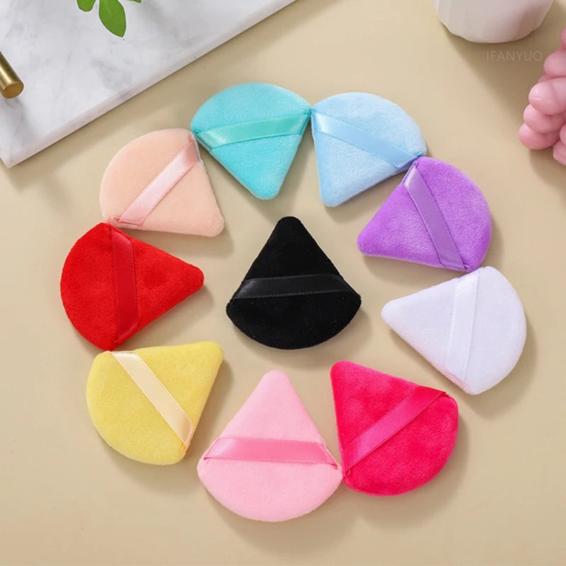 Triangle Crystal Velvet Makeup Sponge Puff – 2/5/10 Pack Makeup Sponge Puff SWANS