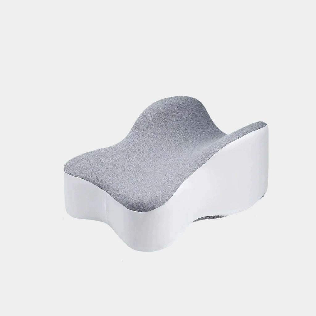 Butterfly Memory Foam Leg Pillow – Knee & Side Sleep Support Memory Foam Leg Pillow SWANS Light Grey