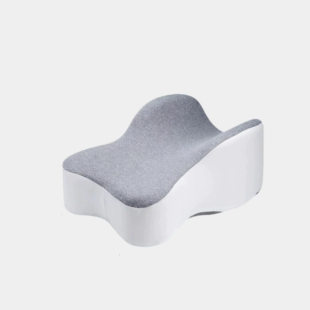 Butterfly Memory Foam Leg Pillow – Knee & Side Sleep Support Memory Foam Leg Pillow SWANS Light Grey