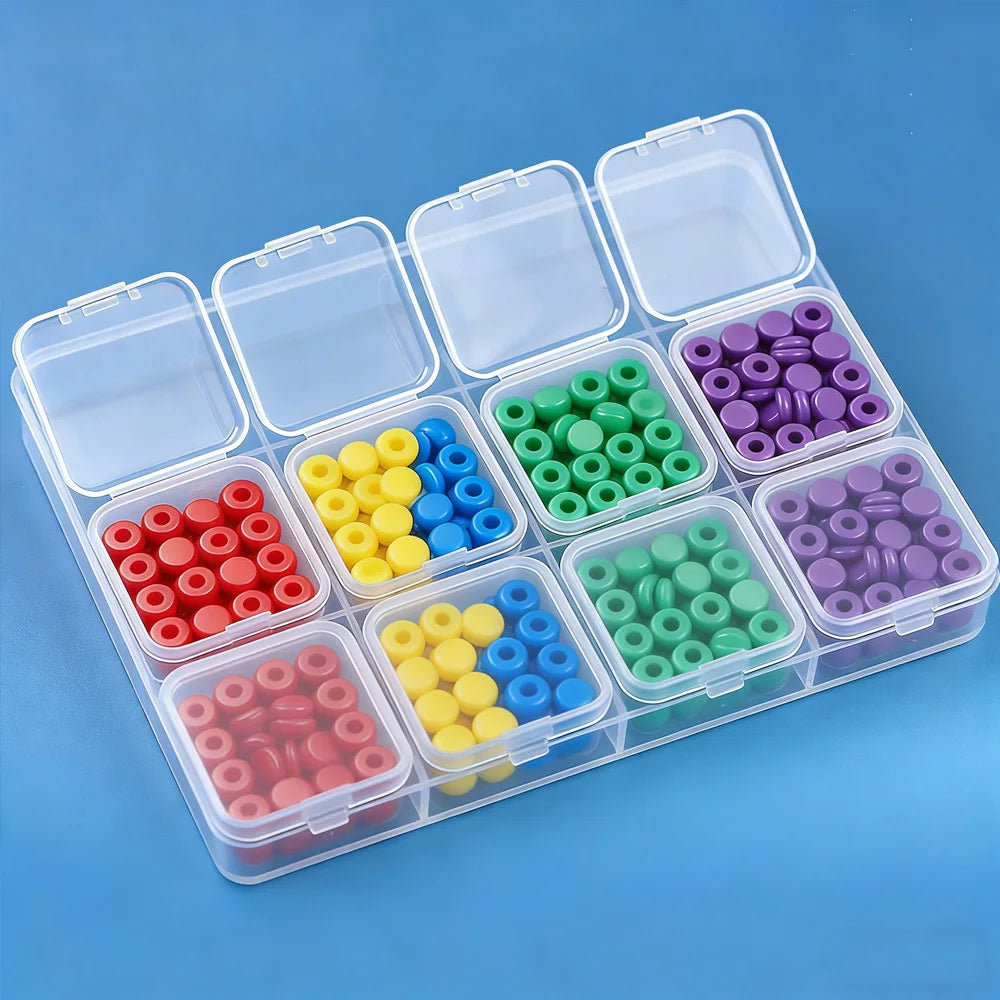 28-Grid Clear Storage Organizer Box for Beads & Craft Parts Craft Storage Organizer SWANS