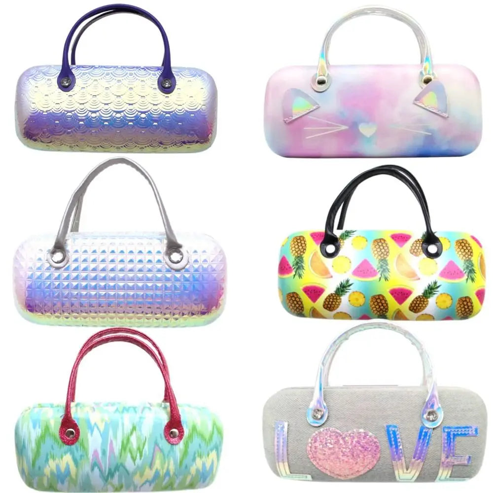 Women's Cartoon Glasses Case – Portable Eyewear Bag Eyewear Case SWANS