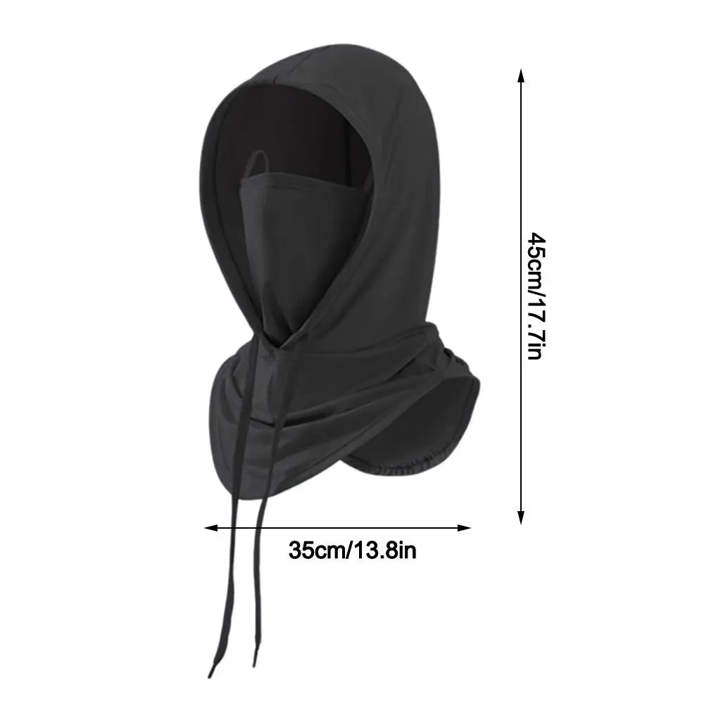 Ice Silk UV Sun Mask – Breathable Full Face Cover, Unisex Sun Face Mask SWANS