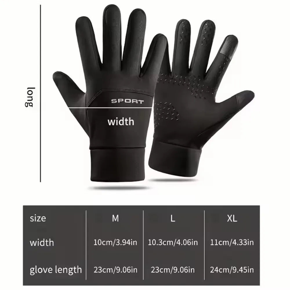 GAFASTWO Winter Touchscreen Fleece Gloves – Warm & Windproof Winter Knit Gloves SWANS